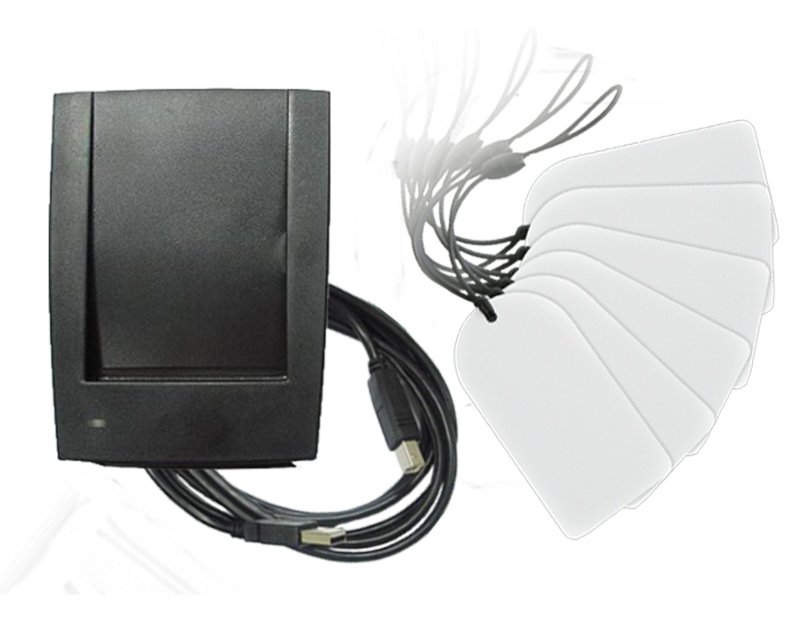 Pack lecteur + 12 tags RFID