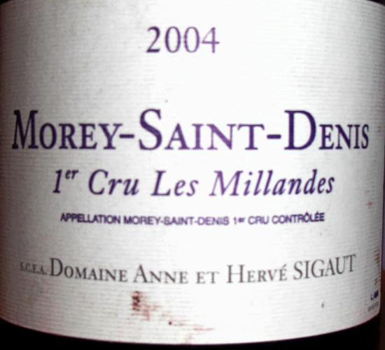 Morey-Saint-Denis Premier Cru Les Milandes