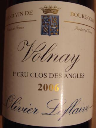 Volnay Premier Cru Les Angles