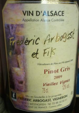 Alsace Pinot Gris