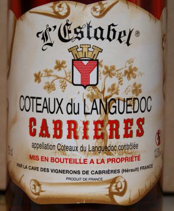 Coteaux du Languedoc Cabrières