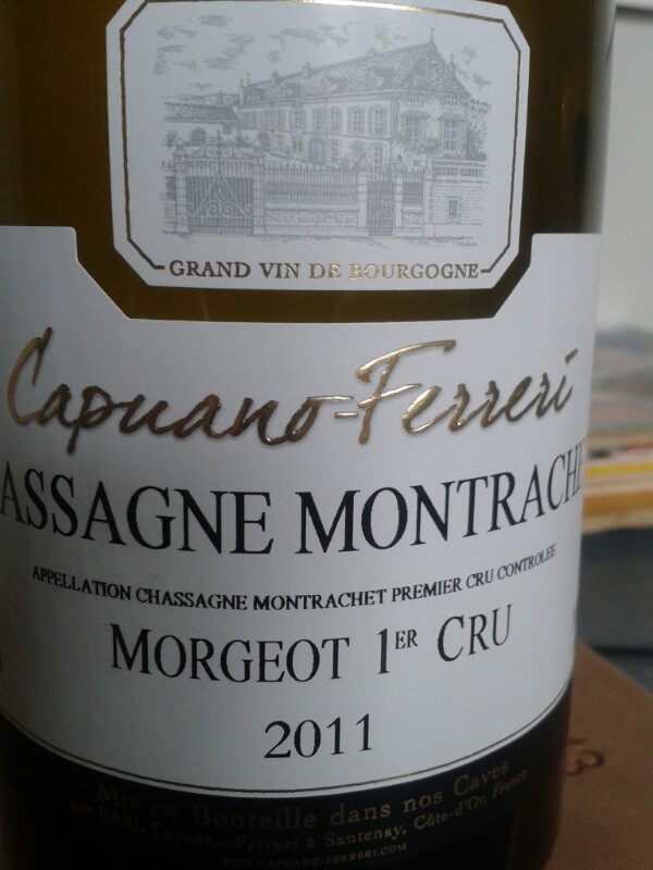 Chassagne-montrachet Premier Cru Abbaye de Morgeot