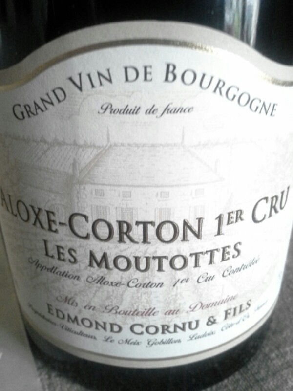 Aloxe-Corton Premier Cru Les Moutottes
