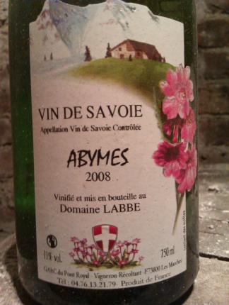 Vin-de-Savoie Abymes