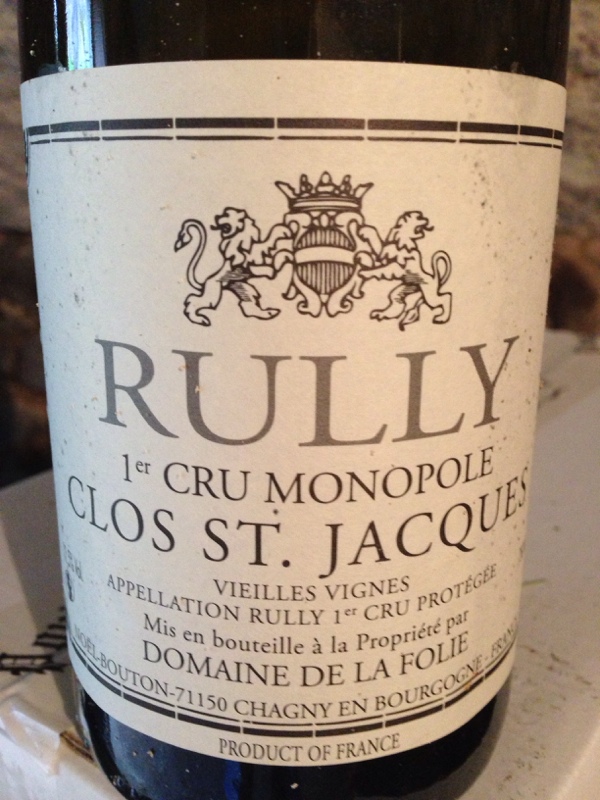 Rully Premier Cru Clos Saint-Jacques
