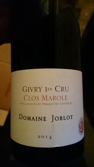Givry Premier Cru Clos Marole