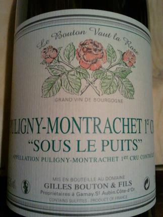 Puligny-Montrachet Premier Cru Sous le Puits