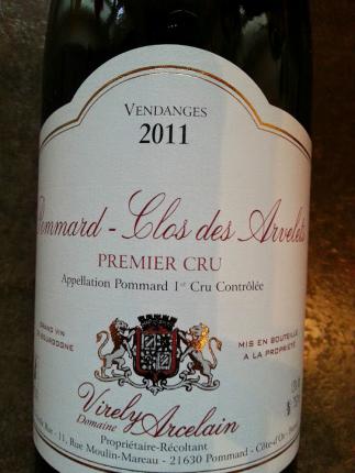 Pommard Premier Cru Les Arvelets
