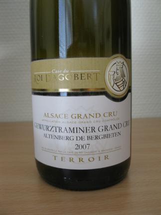 Alsace Grand Cru Altenberg de Bergbieten