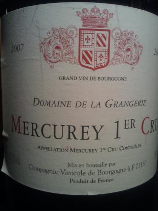 Mercurey Premier Cru
