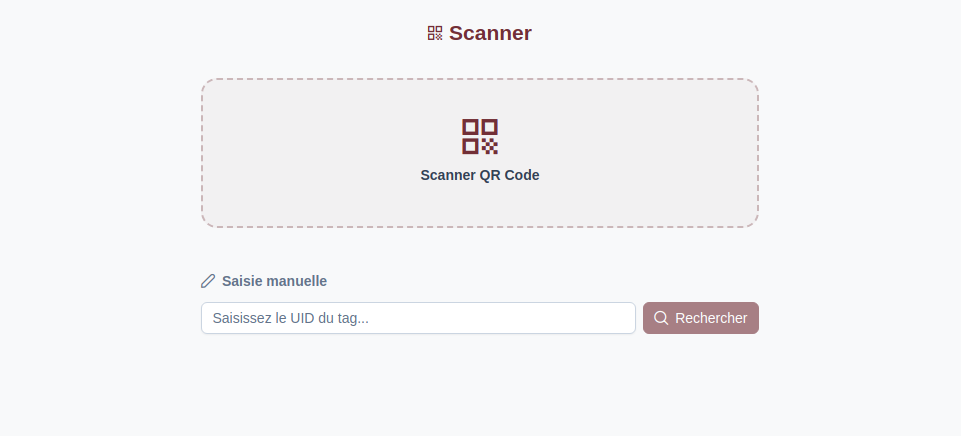 Scanner NFC/QR