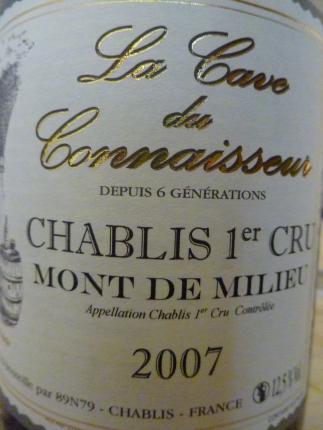 Chablis Premier Cru Mont de Milieu