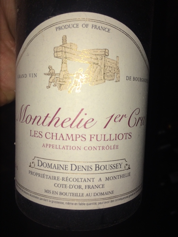 Monthélie Premier Cru