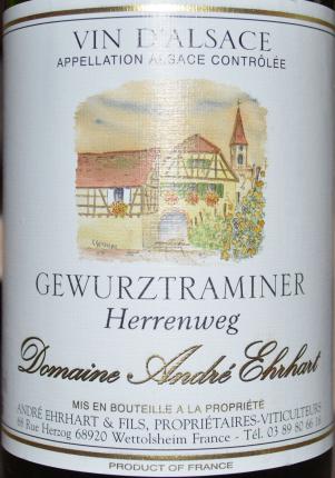 Alsace Gewurztraminer