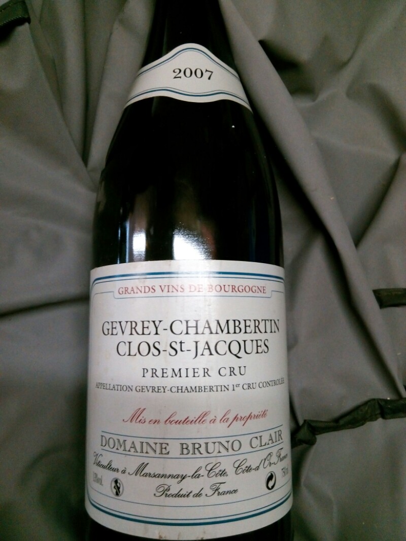 Gevrey-chambertin Premier Cru Clos St Jacques