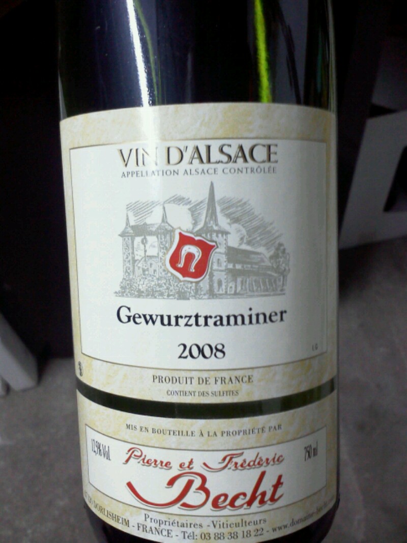 Alsace Gewurztraminer