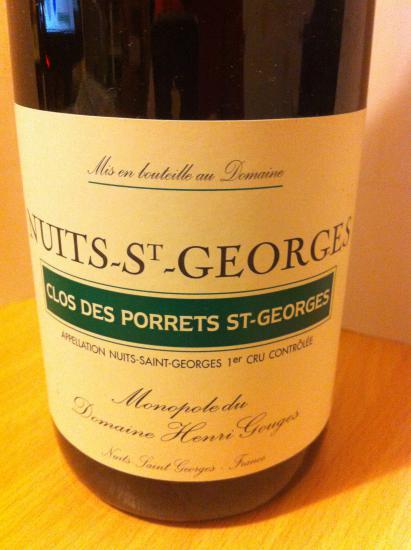 Nuits-Saint-Georges Premier Cru Clos des Porrets Saint-Georges