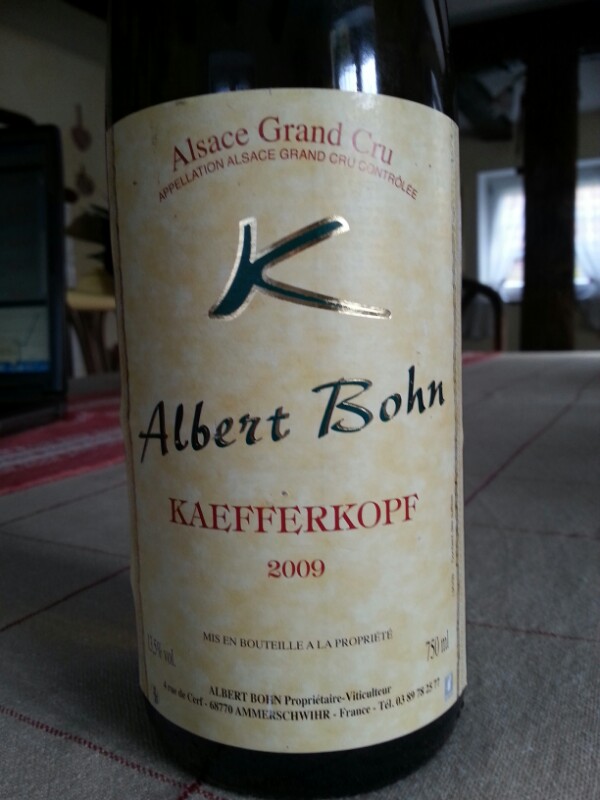 Alsace Grand Cru Kaefferkopf