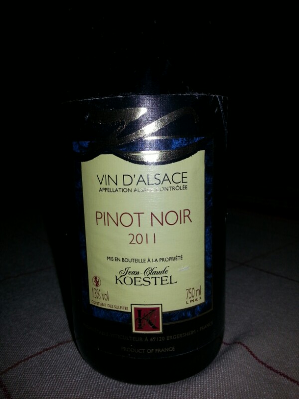 Alsace Pinot Noir