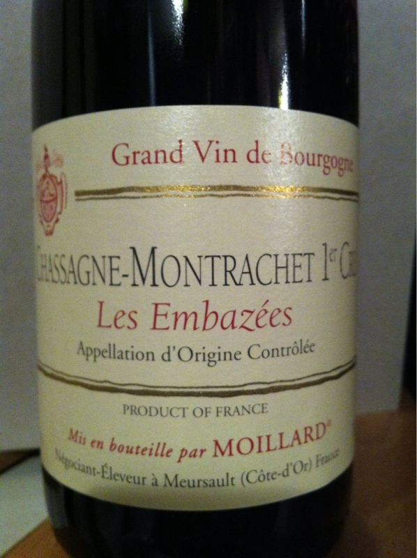 Chassagne-montrachet Premier Cru
