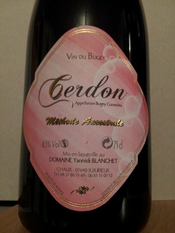 Vin du Bugey-Cerdon pétillant