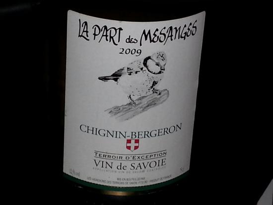 Vin-de-Savoie chignin-Bergeron