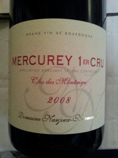 Mercurey Premier Cru Clos des Montaigus