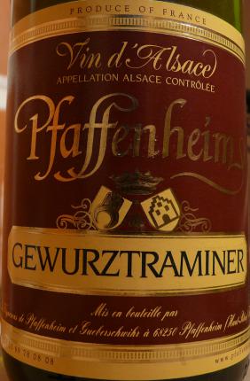 Alsace Gewurztraminer