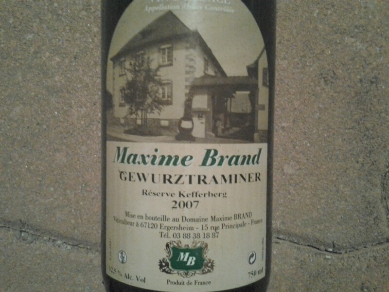Alsace Gewurztraminer