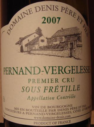 Pernand-Vergelesses Premeir Cru