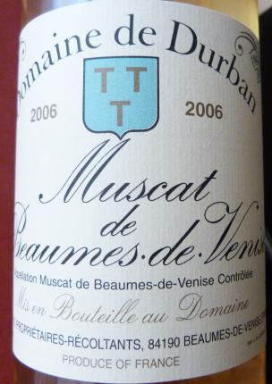 Muscat de beaumes-de-venise