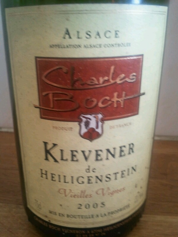 Alsace Klevener de Heiligenstein