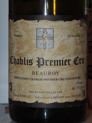 Chablis Premier Cru Beauroy