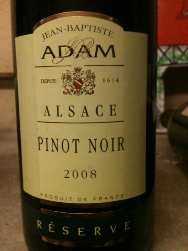 Alsace Pinot Noir