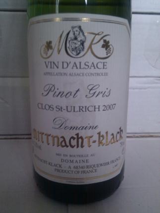 Alsace Pinot Gris