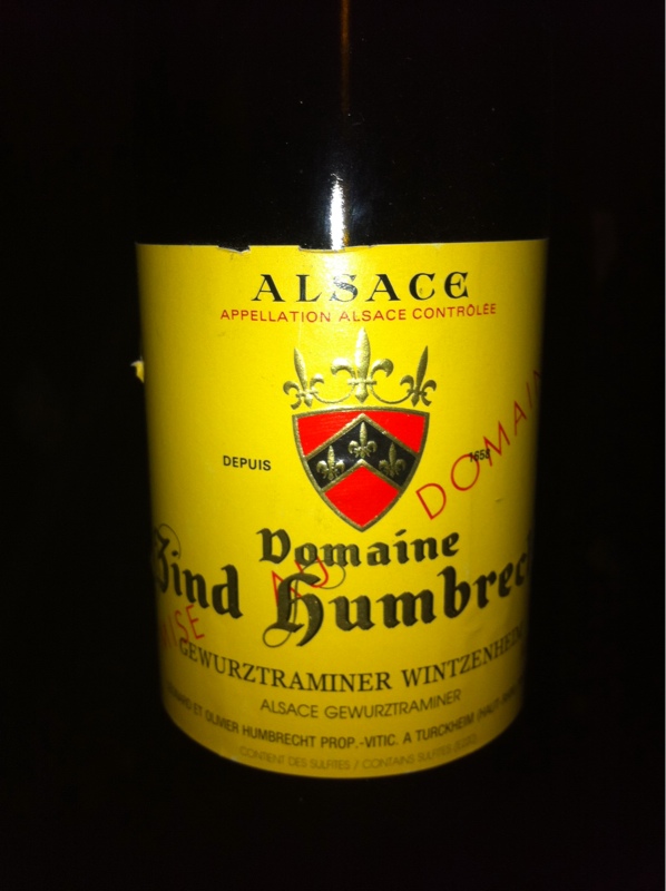 Alsace Gewurztraminer