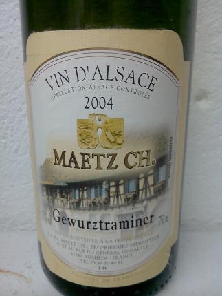 Alsace Gewurztraminer