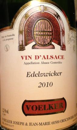 Alsace Edelzwicker