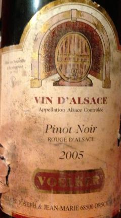 Alsace Pinot Noir