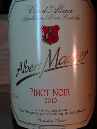 Alsace Pinot Noir