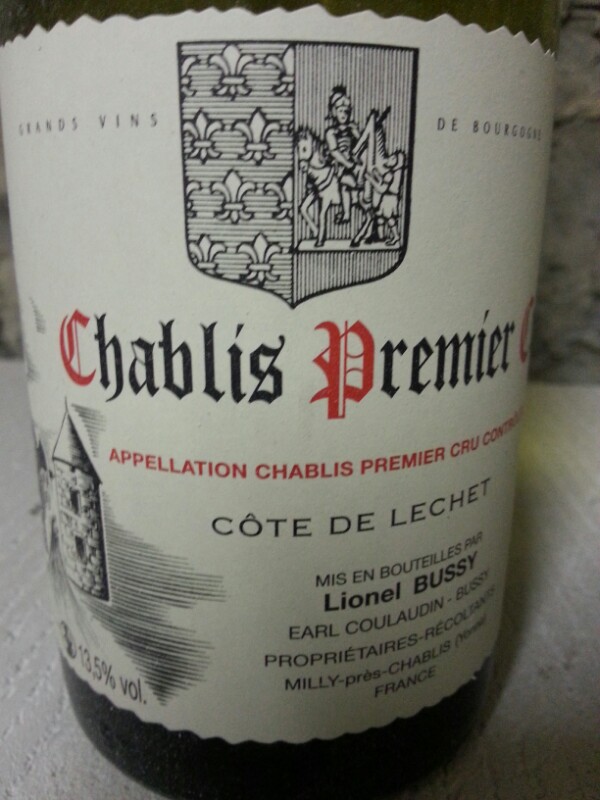Chablis Premier Cru Côte de Lechet