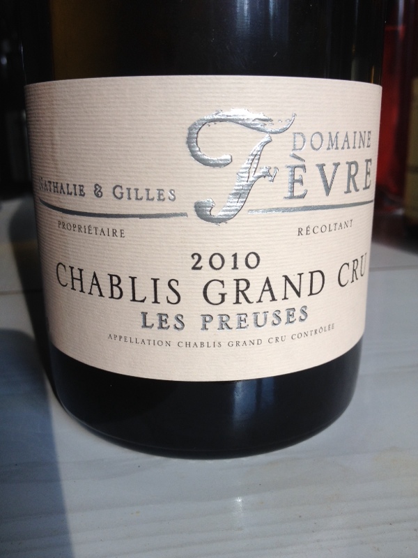 Chablis Grand Cru Les Preuse