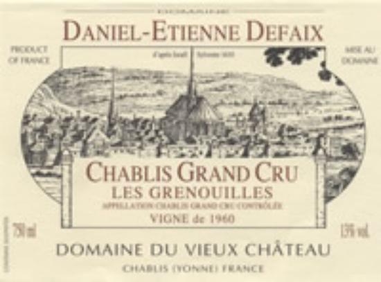 Chablis Grand Cru Grenouilles