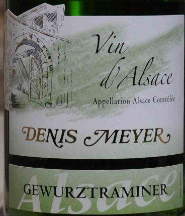 Alsace Gewurztraminer