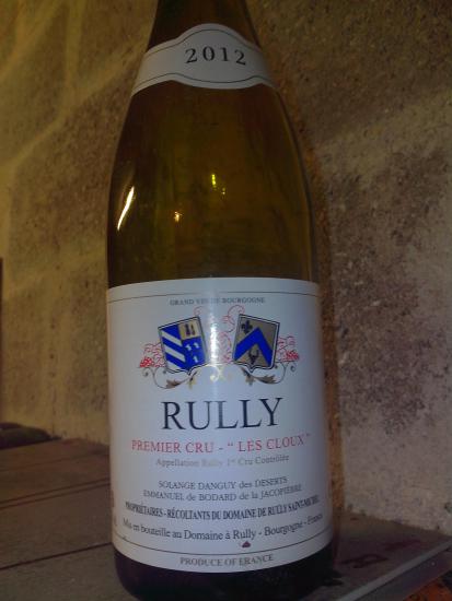Rully Premier Cru Cloux