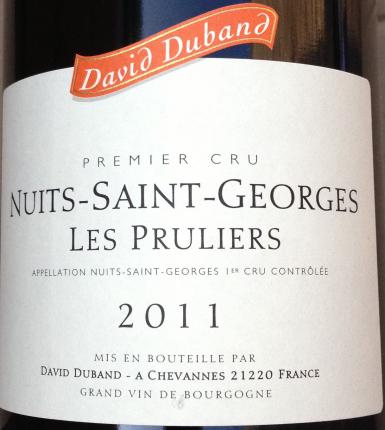 Nuits-Saint-Georges Premier Cru Les Pruliers