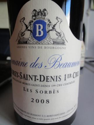 Morey-Saint-Denis Premier Cru Les Sorbes