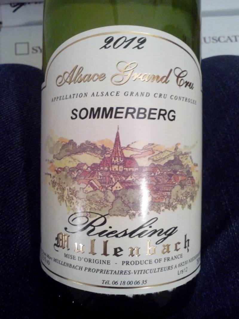 Alsace Grand Cru Sommerberg