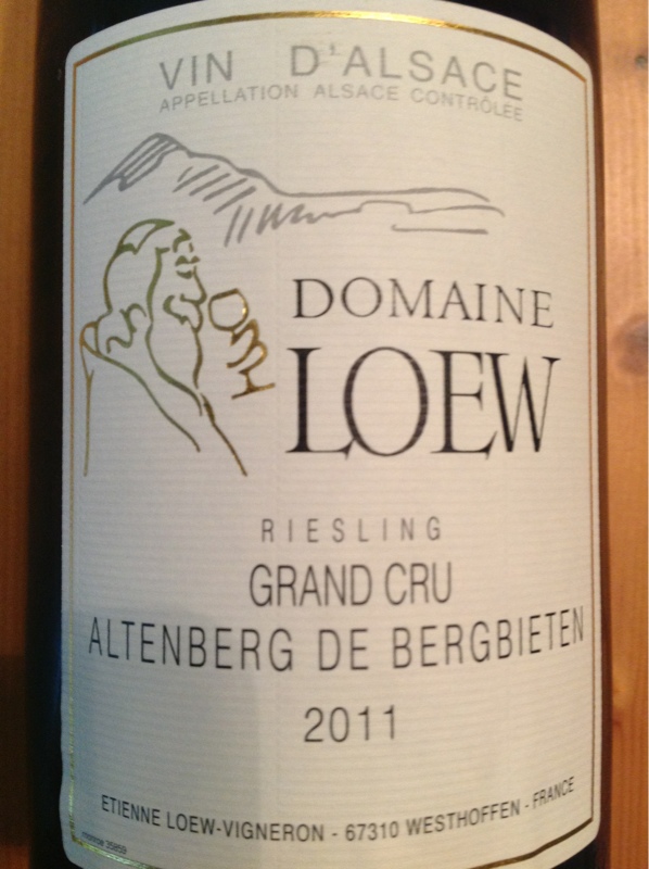 Alsace Grand Cru Altenberg de Bergbieten
