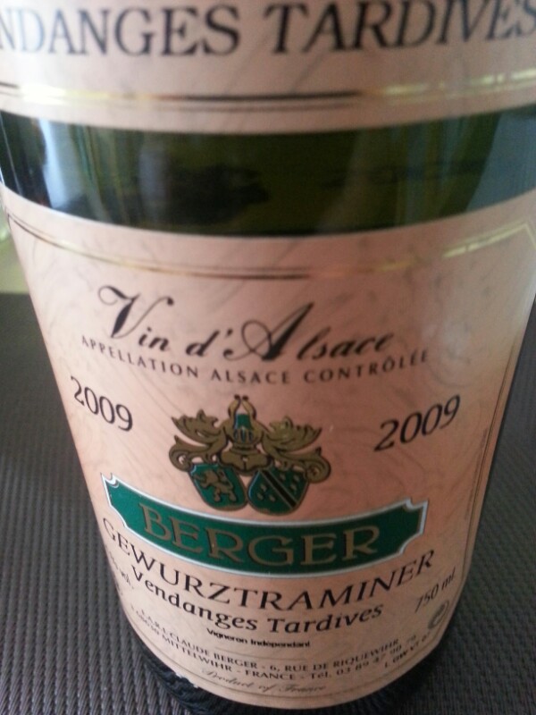 Alsace Gewurztraminer